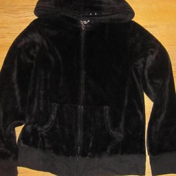 Мастерка для девочки 10-12 лет велюровая 