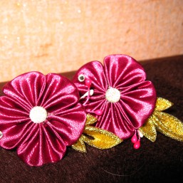 Авторские резиночки заколочки, обручи.