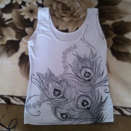 Майка белая