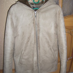 Демисезонная дубленка Зара