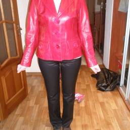 кожаный пиджак