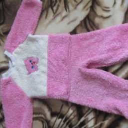 Теплый костюмчик для девочки!