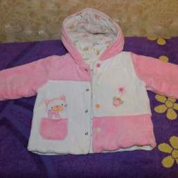 Курточка на тонком синтипоне для 3-6 мес.