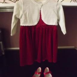 Нарядное платье с туфельками