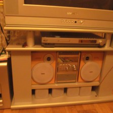 Подставка под телевизор и телевизор самсунг