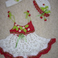 Комплект вязаный (ручная работа)