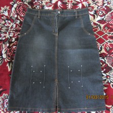 Джинсовая юбка