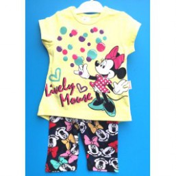 626  Костюм дев,микки с сердцем Размерный Ряд: 1-3 лет