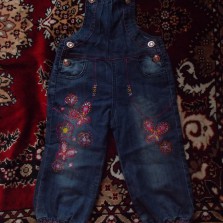 комбинезончик  джинсовый