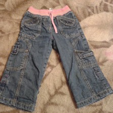 джинсы на девочку утепленные