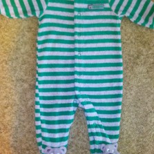 Karters велюровый человечек 3-6мес