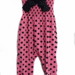 8899  Комбенизон девочка горох ,,Ряд: 86-104 см