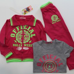 419  Спортивный костюм- тройка для девочек 4- 12 лет  /польша/