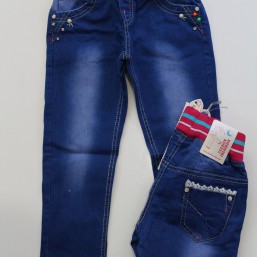 4908  Джинсы для девочек 2- 8 лет  /польша/