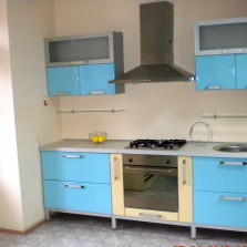 Кухня крашеный МДФ с техникой