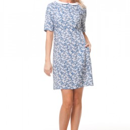 Платье Микки Маусы с белым воротником