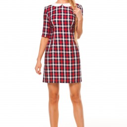 Платье в клетку