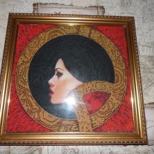 Вышью картины и иконы бисером