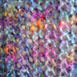 Стильный яркий свитшот из пряжи меланж