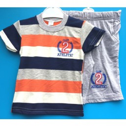 035  Костюм мальчик полоска 2-6 лет