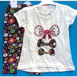 5534  Костюм дев /3бант/ Размерный Ряд:  5-7 лет