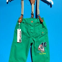 0252-1  Штаны с подтяжками иальч Размерный Ряд: 1-4 лет