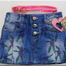 джинсовая юбка рост 128. Производство Польша.