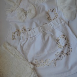 Красивый комплект-тройка на модницу,  р100см