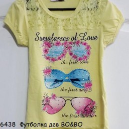 6438  Футболка дев BO&BO  92-128