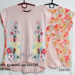 5506 Футболка дев BREEZE  128-164