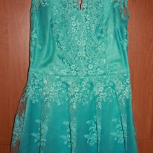 Продам или сдам на прокат платье итал.гипюр, сшитое по заказу
