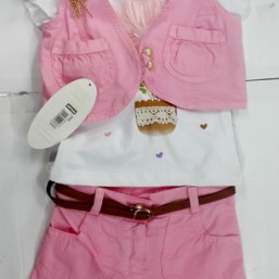 868  костюм дев.джинс шорт 1 год