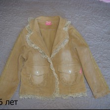 Жакеты для девочки 4-6 лет