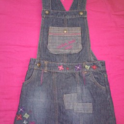 Джинсовый сарафан на девочку