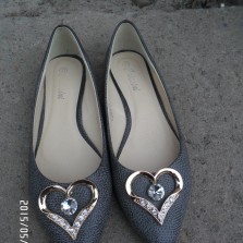 Балетки, кожзам