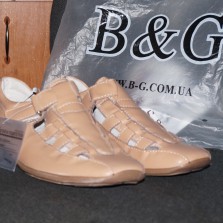 Кожа боссоножки для мальчика фирмы БГB&G 34 размер