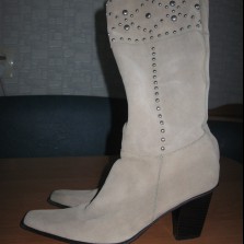 Замшевые сапоги деми-сезон 36 р. Traxxo Германия