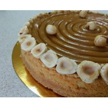 Карамельнно- ореховый тарт .(Без муки)