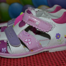 Сандали детские для девочки Alemy Новинка р. 25 розовы Новые