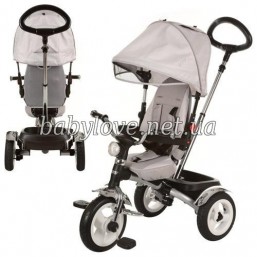 Велосипед детский трехколесный TURBO TRIKE M 2722-1 и M 2723-1, M 2723-2 резиновые надувные колёса.