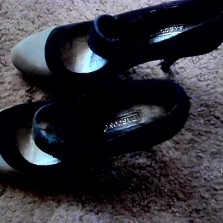 Замшевые туфли 