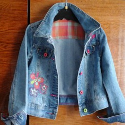 Джинсовый пиджак для девочки
