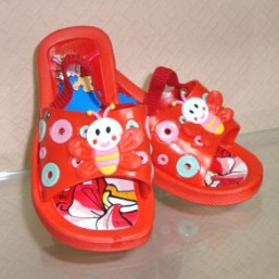 Детские шлёпанцы 113 красный для девочки