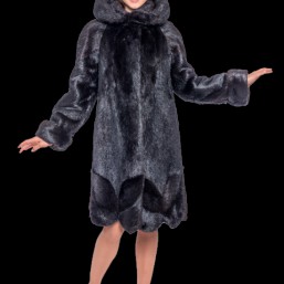 Манто из нутрии 