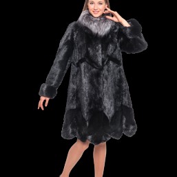 Манто из нутрии 