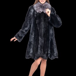 Манто из нутрии 