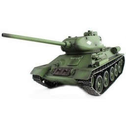 Продаю танк р/у 1:16 heng long t-34 2.4ghz в металле с пневмопушкой и дымом (hl3909-1pro)