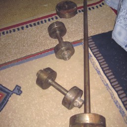 Гантели, штанга стальные