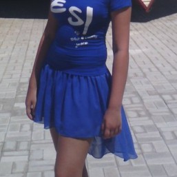 Шифоновая ассиметричная юбка 