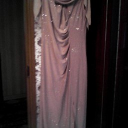 Нарядное светло - бежевое стрейчевое платье р -р 48 - 50